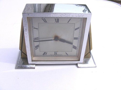 Art deco chrome bakelite - chrome, &