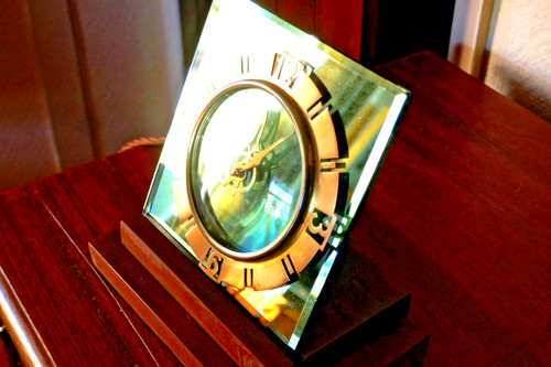 Art deco mantle clock - deco,