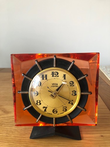 Viga art deco mantle - , clock