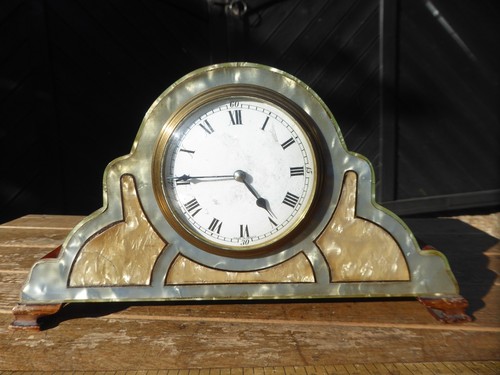 Vintage 1920s inlaid - vintage, mantle