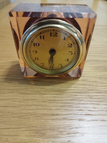Vintage small art deco clock - small,