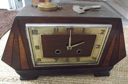 Art deco haller chiming - deco, mantle