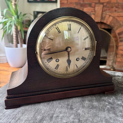 Vintage empire oak mantel - vintage,