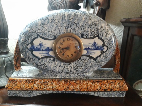 Stunning art deco mantel clock - art,
